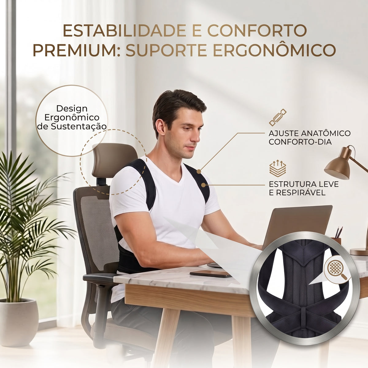 Suporte Ergonômico de Sustentação – Mais Conforto e Autonomia para o Seu Dia a Dia