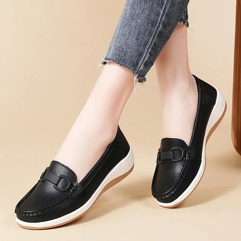 Sapato Feminino Conforto Absoluto: Design Casual, Antiderrapante e Versátil – Leveza e Elegância para o seu Dia a Dia