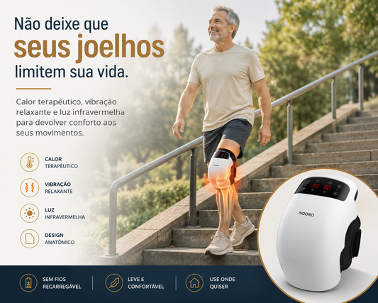 MASSAGEADOR DE JOELHO INFRATHERM 4 EM 1
