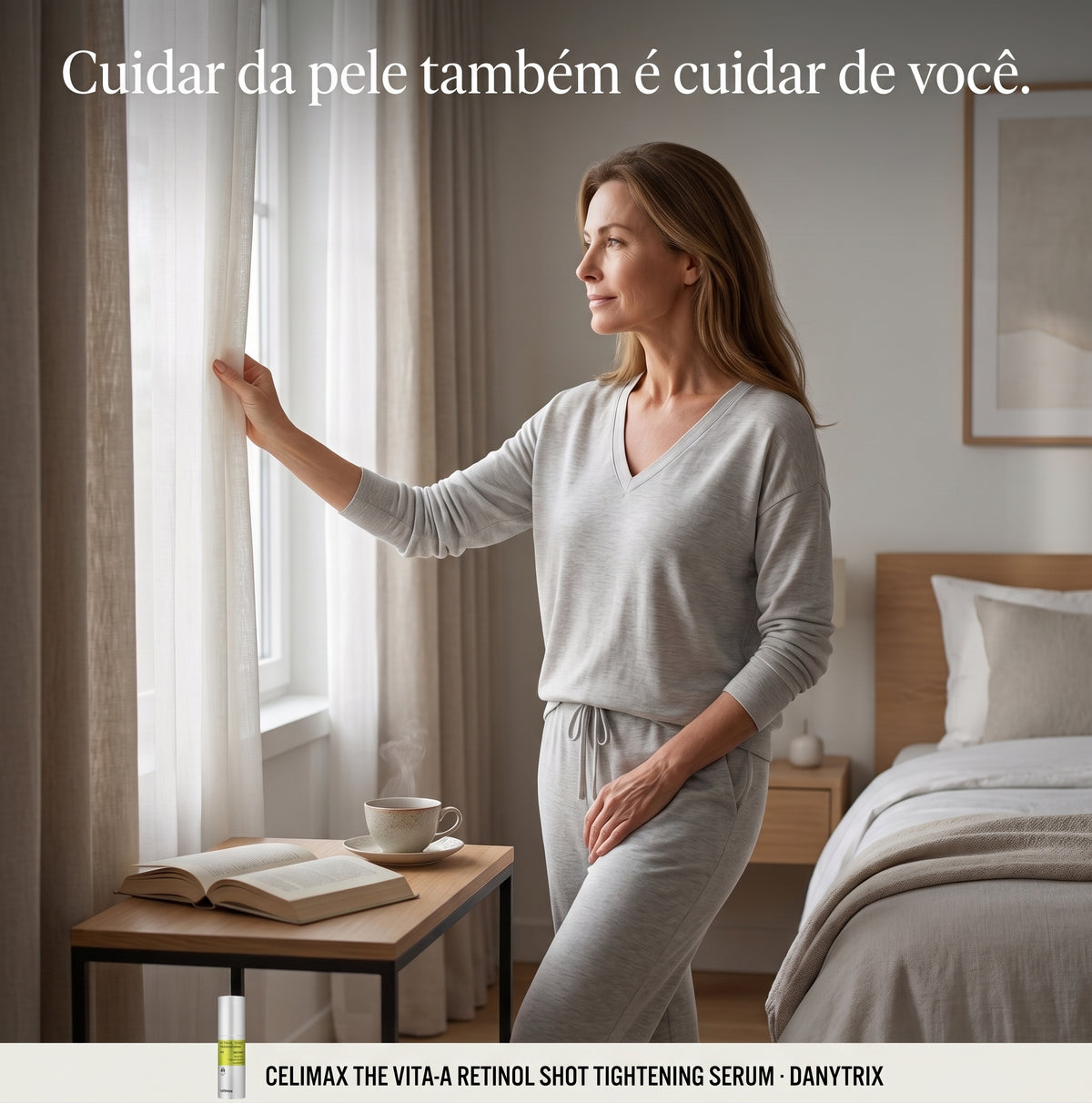 Sérum Anti-Idade Skincare Coreano com Retinol – Celimax Vita-A Retinol Shot Firmeza e Redução de Linhas 30ml