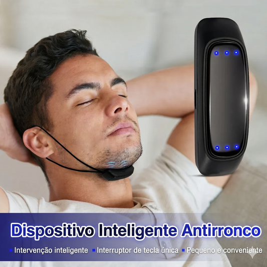 Dispositivo Inteligente Antirronco EMS: Tecnologia de Pulso para um Sono Profundo, Silencioso e Restaurador – Conforto e Tecnologia para Você e Sua Família