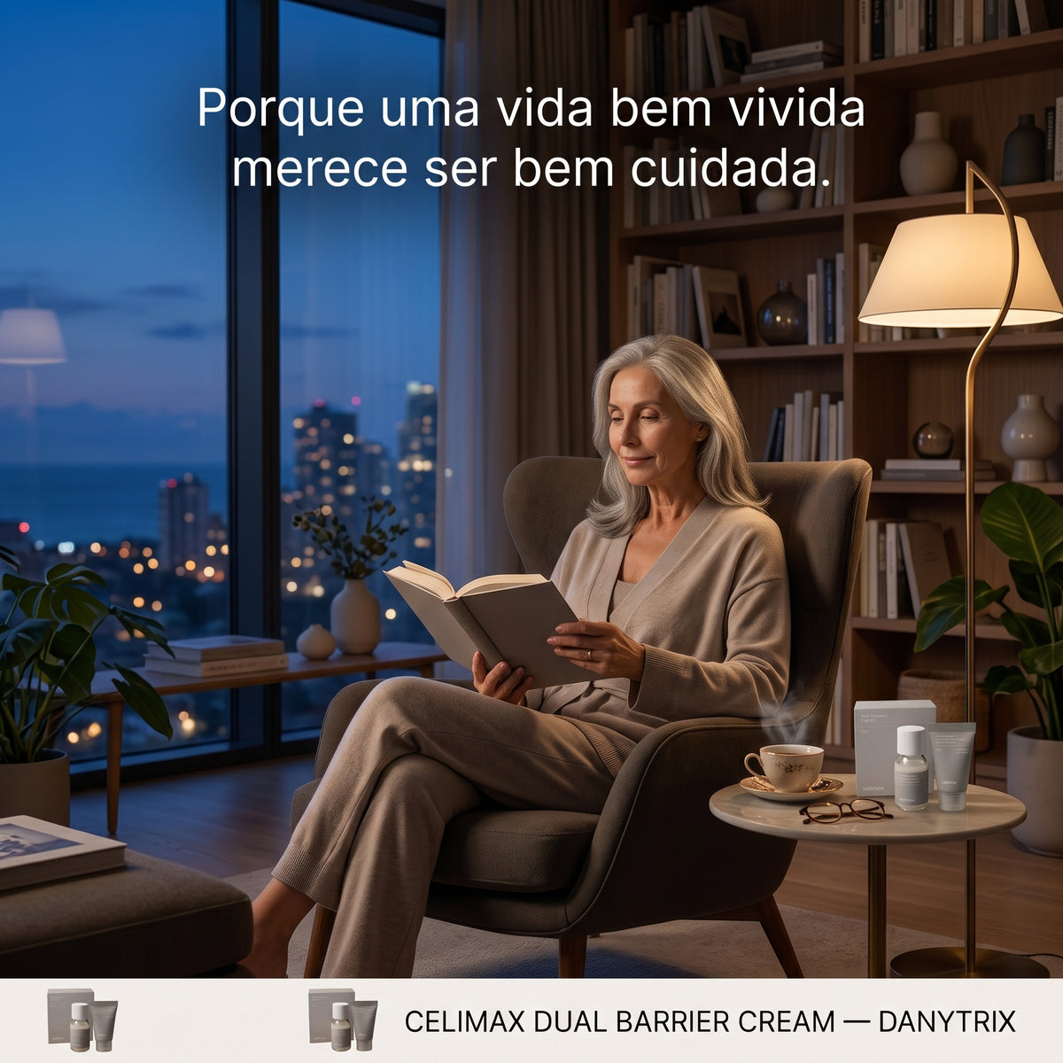 Kit Tônico e Creme Skincare Coreano – Celimax Dual Barrier para Hidratação e Barreira da Pele