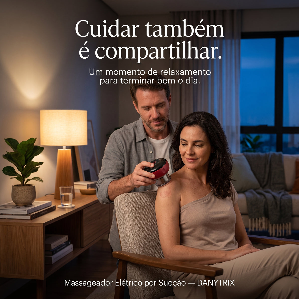MASSAGEADOR ELÉTRICO  COM SUCÇÃO INTELIGENTE A VÁCUO – SEU MOMENTO DE CONFORTO