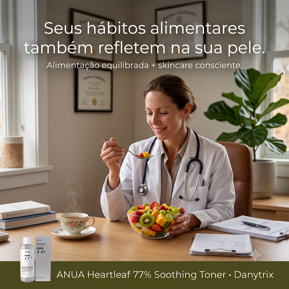 ANUA Heartleaf 77% Soothing Toner 250ml – Tônico Facial Hidratante e Calmante
Com 77% de Heartleaf para uma rotina de skincare refrescante e confortável.