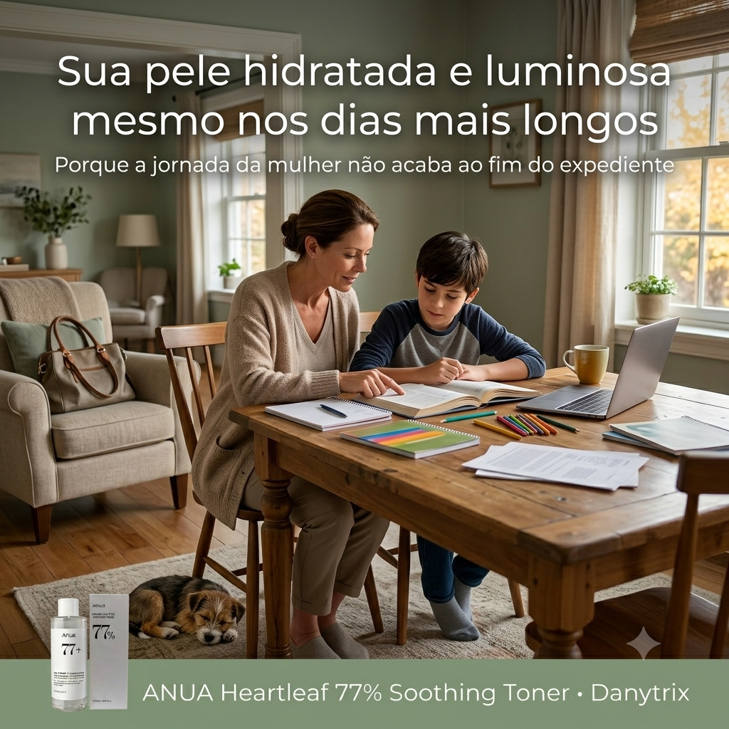 ANUA Heartleaf 77% Soothing Toner 250ml – Tônico Facial Hidratante e Calmante
Com 77% de Heartleaf para uma rotina de skincare refrescante e confortável.