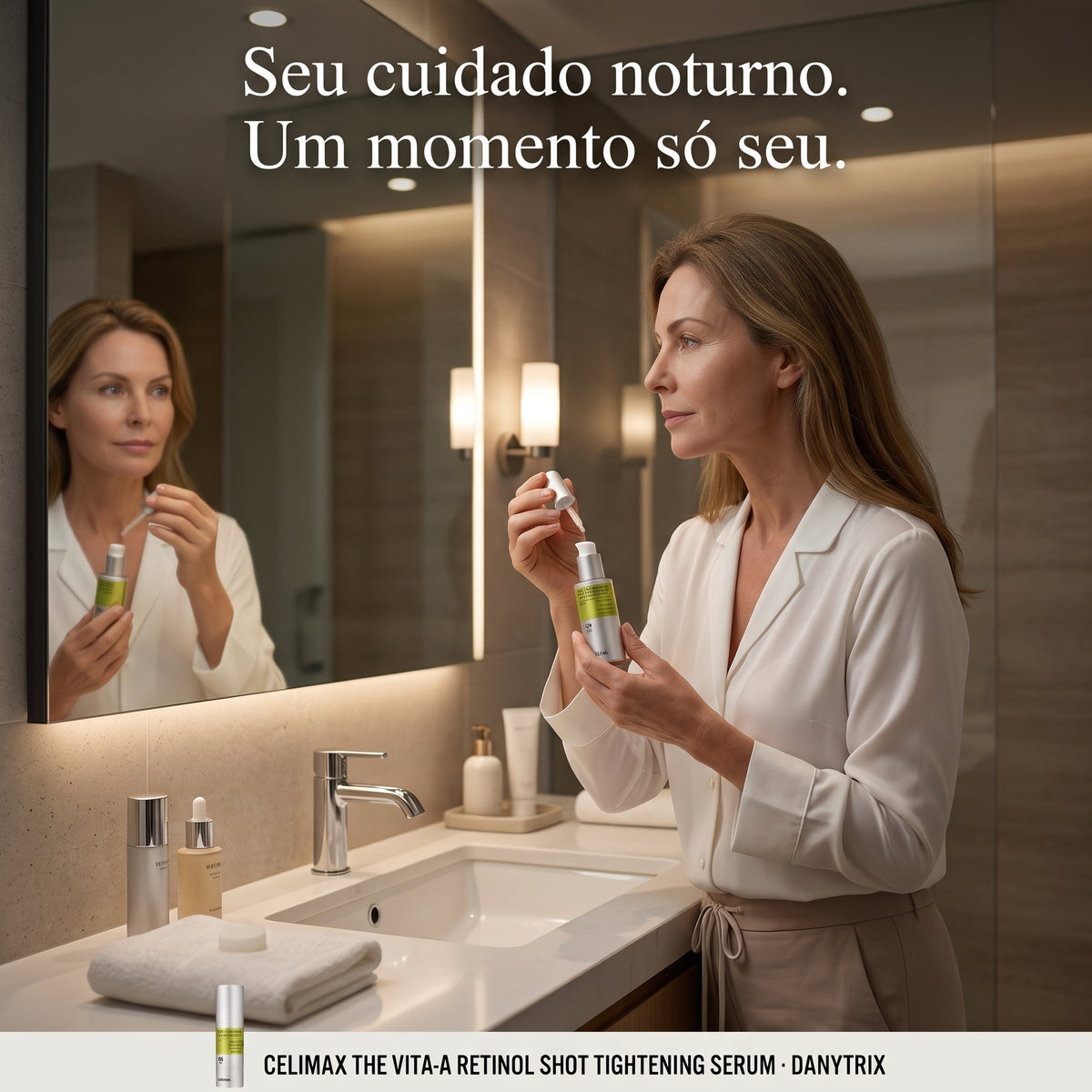 Sérum Anti-Idade Skincare Coreano com Retinol – Celimax Vita-A Retinol Shot Firmeza e Redução de Linhas 30ml