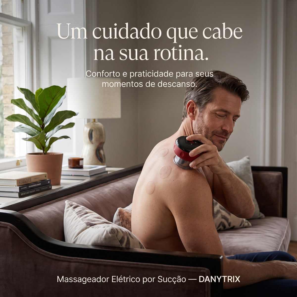 MASSAGEADOR ELÉTRICO  COM SUCÇÃO INTELIGENTE A VÁCUO – SEU MOMENTO DE CONFORTO