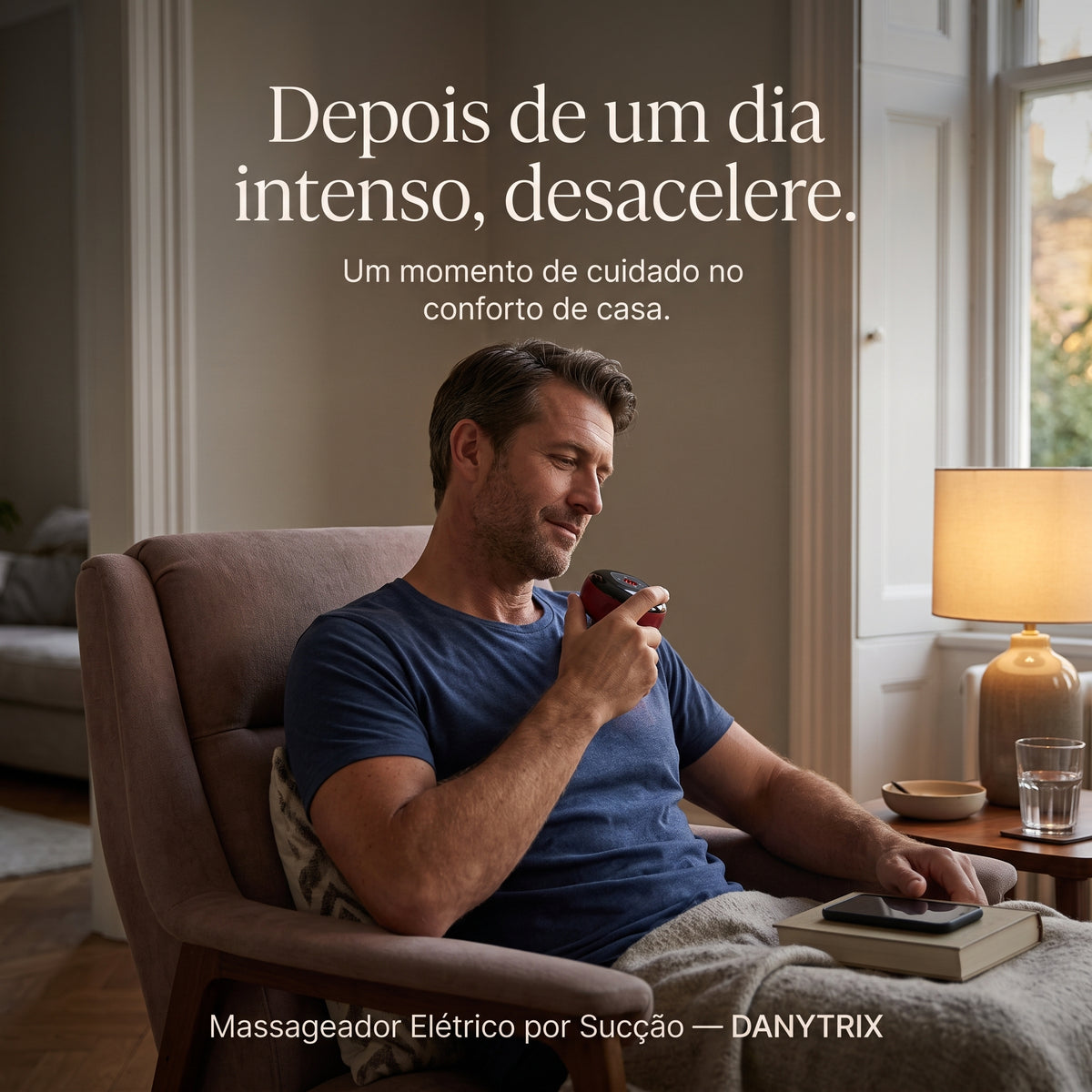 MASSAGEADOR ELÉTRICO  COM SUCÇÃO INTELIGENTE A VÁCUO – SEU MOMENTO DE CONFORTO
