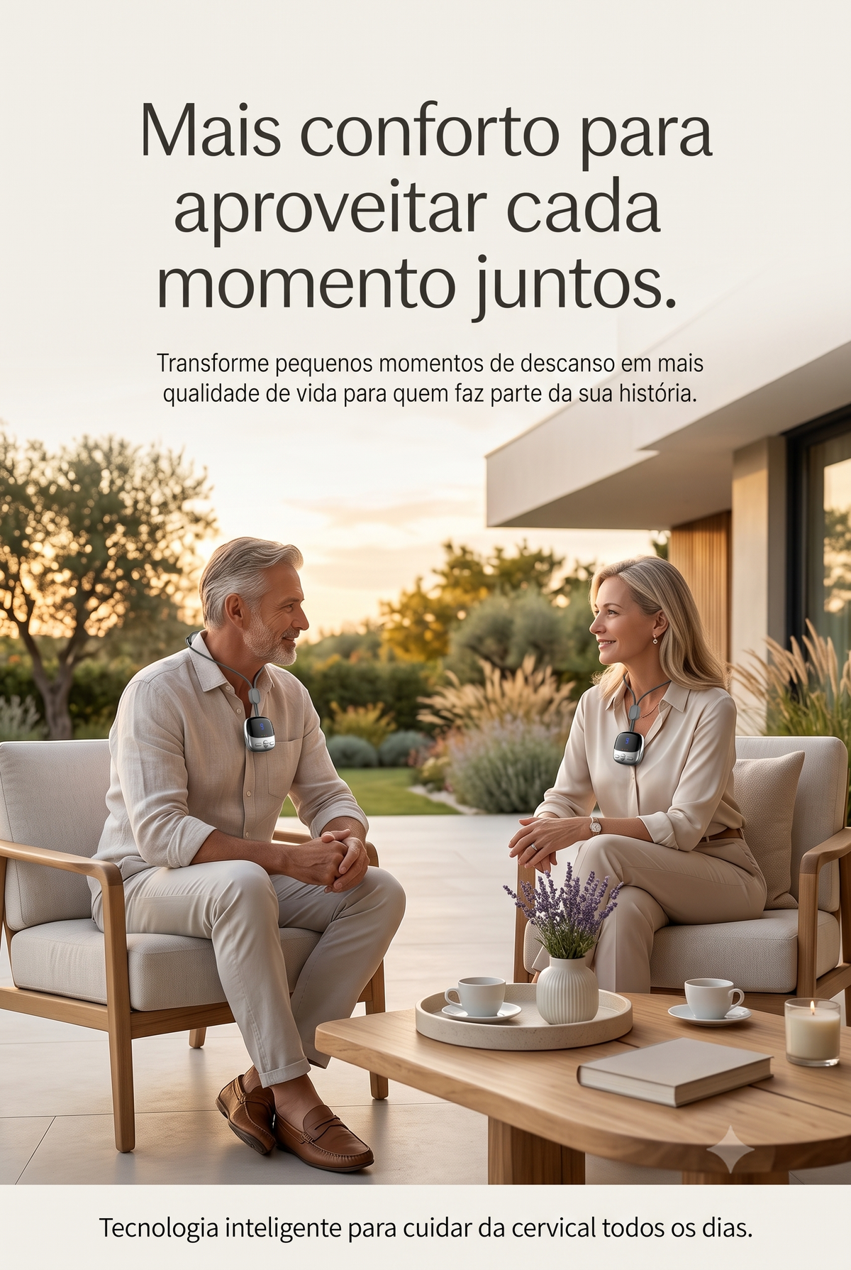 Massageador de Pescoço Portátil: Alívio de Tensões, Compressão Quente e Estimulação Muscular – Conforto Relaxante Onde Você Estiver