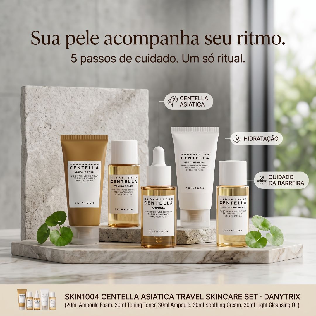 Sérum Facial Skincare Coreano Calmante – SKIN1004 Madagascar Centella Ampoule 55ml