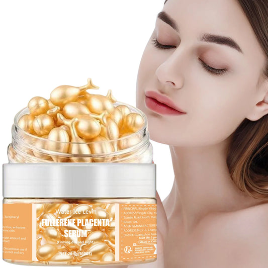 Sérum Facial em Cápsulas Water Ice Levin: Nutrição Intensiva com Ácido Hialurônico e Colágeno – Rejuvenescimento, Clareamento e Firmeza em Dose Única