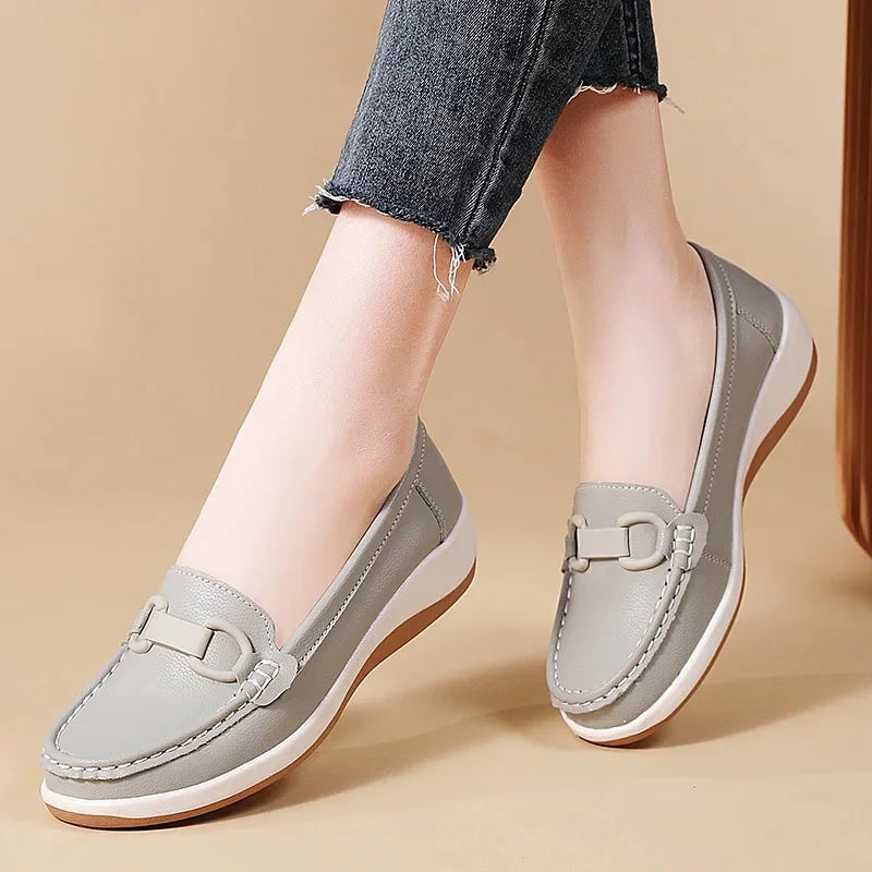 Sapato Feminino Conforto Absoluto: Design Casual, Antiderrapante e Versátil – Leveza e Elegância para o seu Dia a Dia