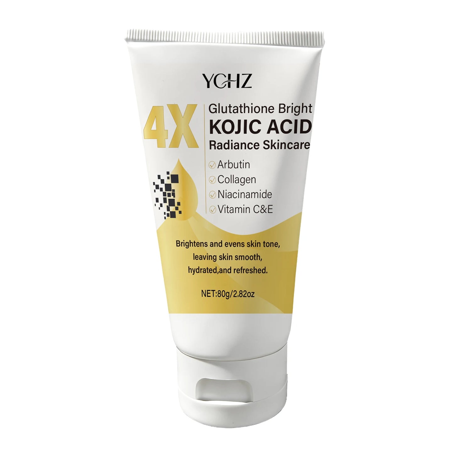 Creme Facial de Ácido Kójico YCHZ: Uniformização do Tom, Eliminação de Manchas e Controle de Oleosidade – Tratamento Clareador e Hidratante para o Dia e Noite