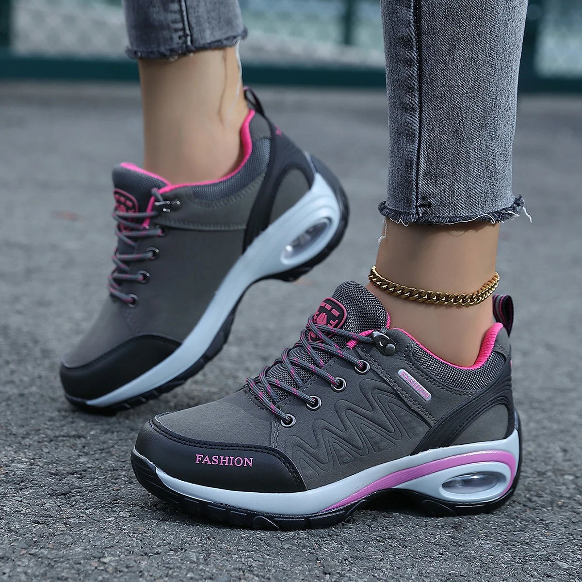Tênis Feminino Plataforma Conforto Total – Design Respirável para o Dia a Dia