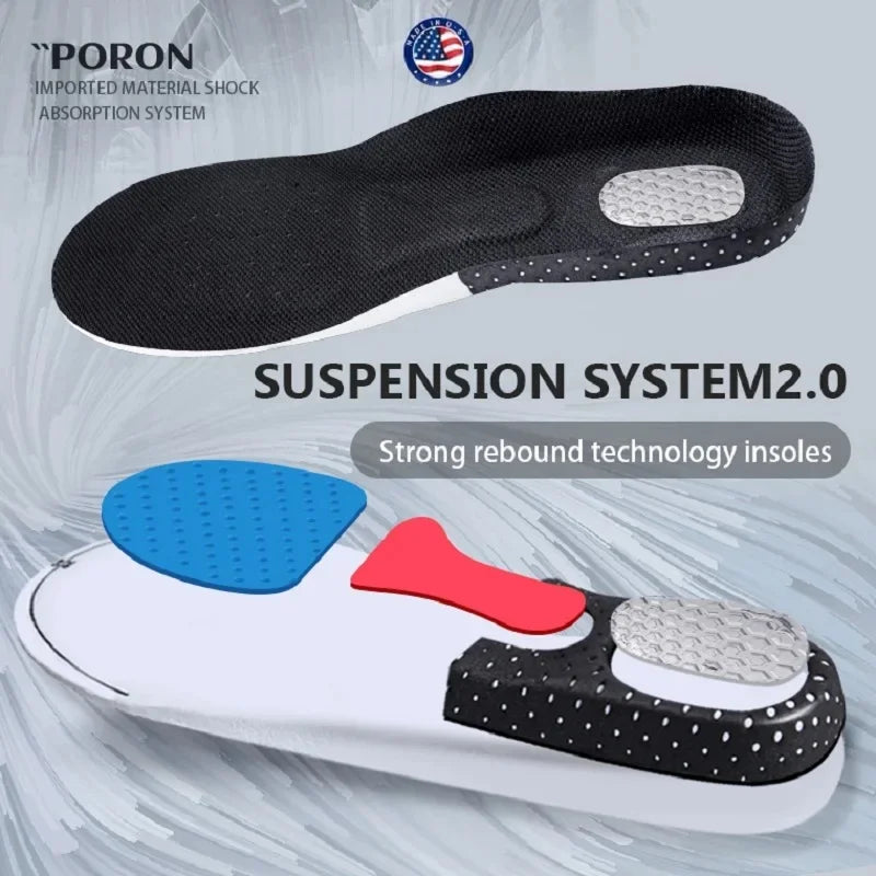 Palmilha Silicone Ortopédica Gel Corrida Amortecedor Anti Dor