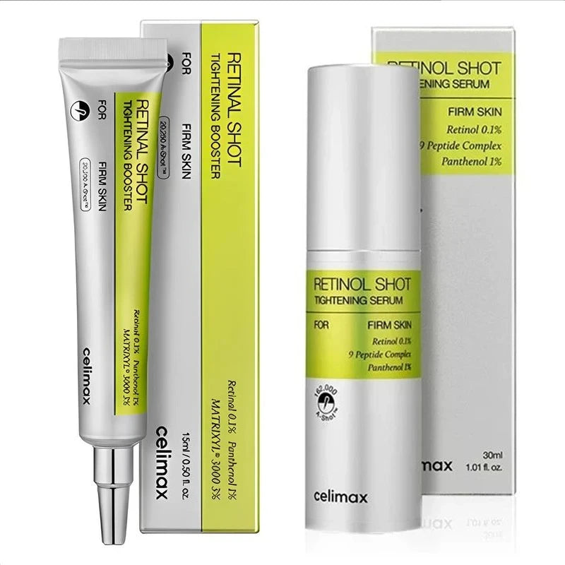 Booster Facial Anti-Idade K-Beauty – Celimax Retinol Firming Enhancer para Firmeza e Textura 15ml