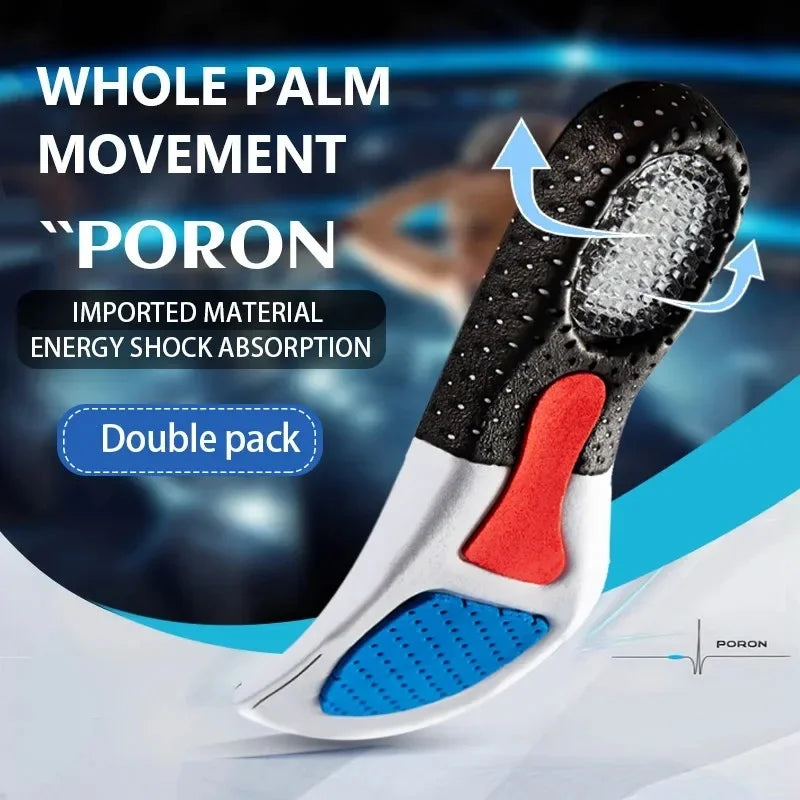 Palmilha Silicone Ortopédica Gel Corrida Amortecedor Anti Dor