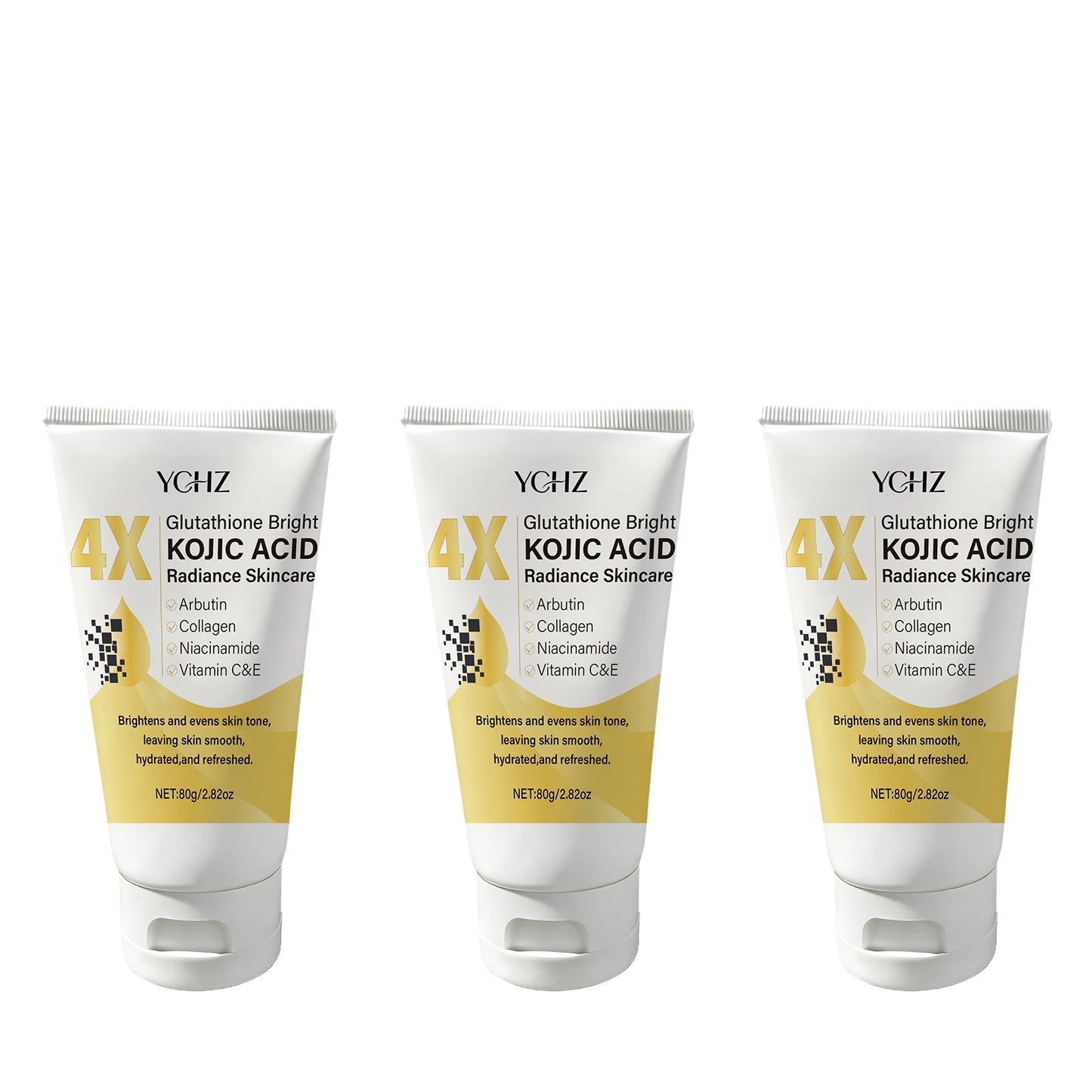 Creme Facial de Ácido Kójico YCHZ: Uniformização do Tom, Eliminação de Manchas e Controle de Oleosidade – Tratamento Clareador e Hidratante para o Dia e Noite
