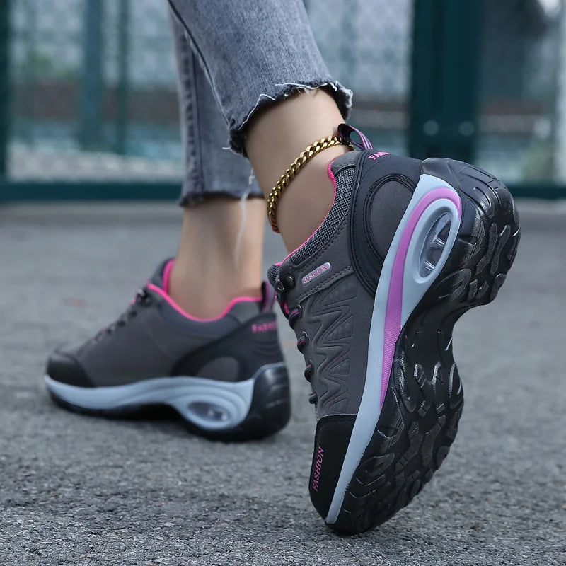 Tênis Feminino Plataforma Conforto Total – Design Respirável para o Dia a Dia