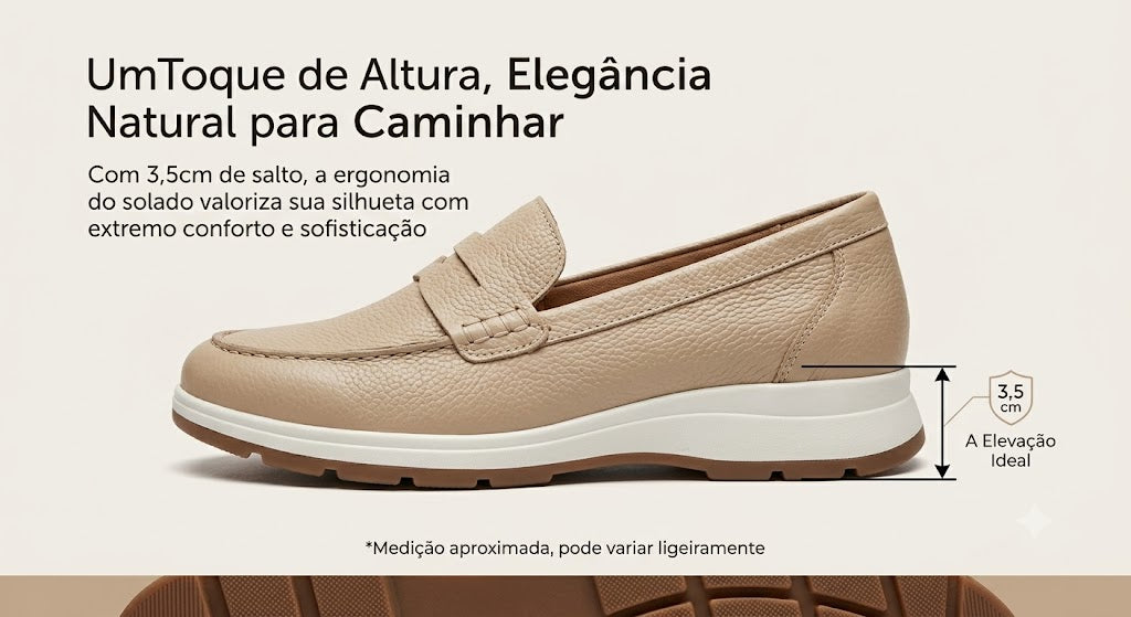 Sapato Feminino Conforto Absoluto: Design Casual, Antiderrapante e Versátil – Leveza e Elegância para o seu Dia a Dia