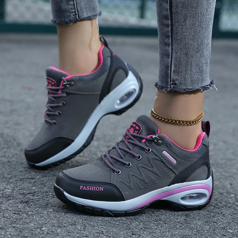 Tênis Feminino Plataforma Conforto Total – Design Respirável para o Dia a Dia