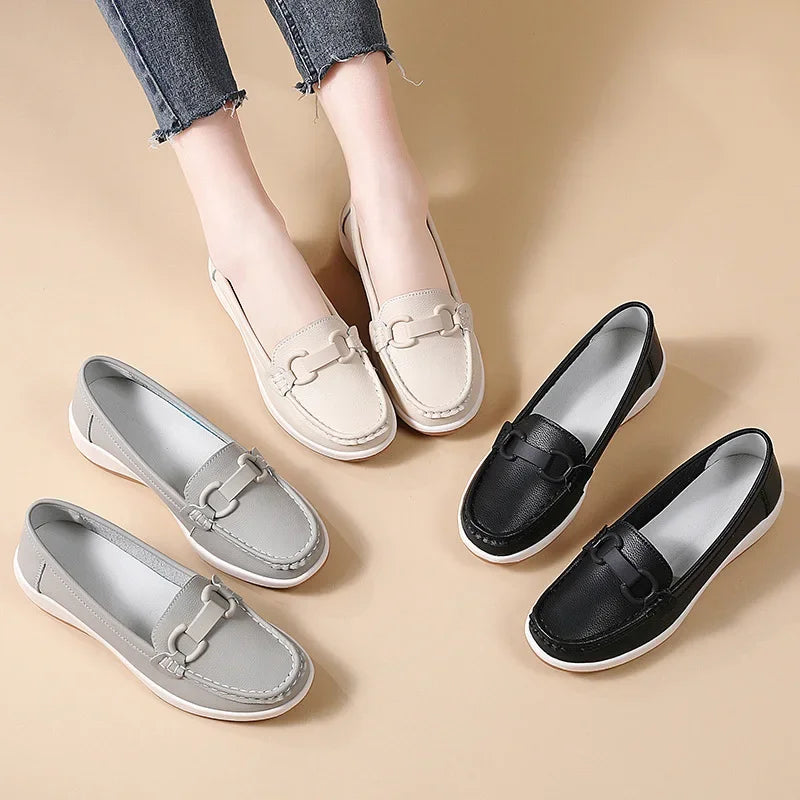Sapato Feminino Conforto Absoluto: Design Casual, Antiderrapante e Versátil – Leveza e Elegância para o seu Dia a Dia