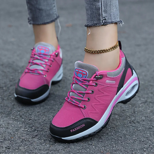 Tênis Feminino Plataforma Conforto Total – Design Respirável para o Dia a Dia
