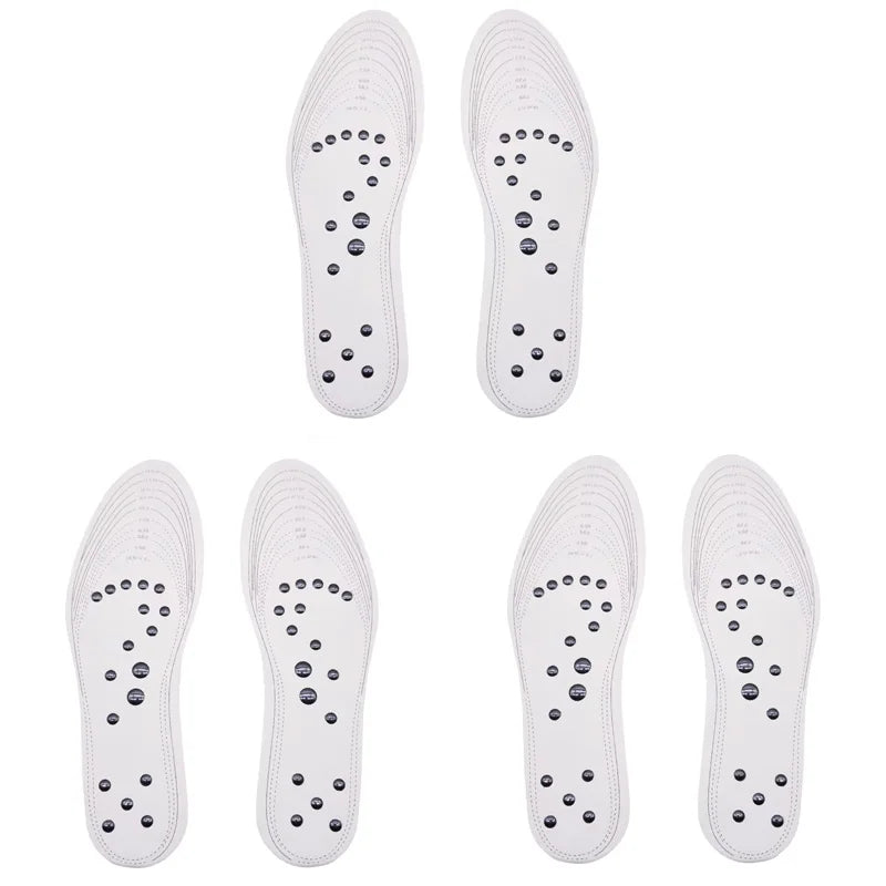 Palmilhas Magnéticas Terapêuticas COSYLEE: 18 Pontos de Massagem, Apoio de Arco e Conforto em Espuma de Memória – Relaxamento e Bem-Estar a Cada Passo