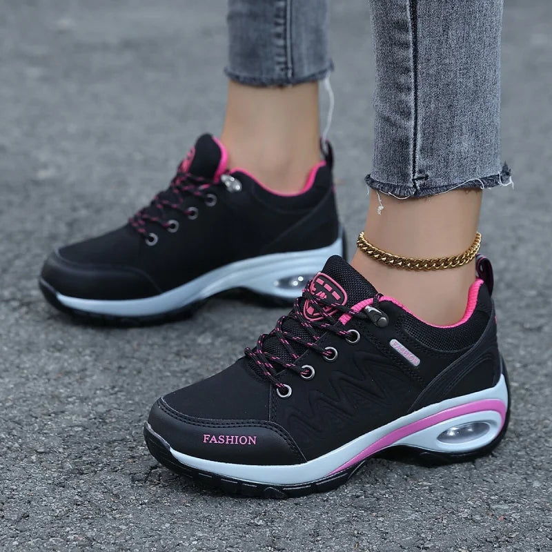 Tênis Feminino Plataforma Conforto Total – Design Respirável para o Dia a Dia