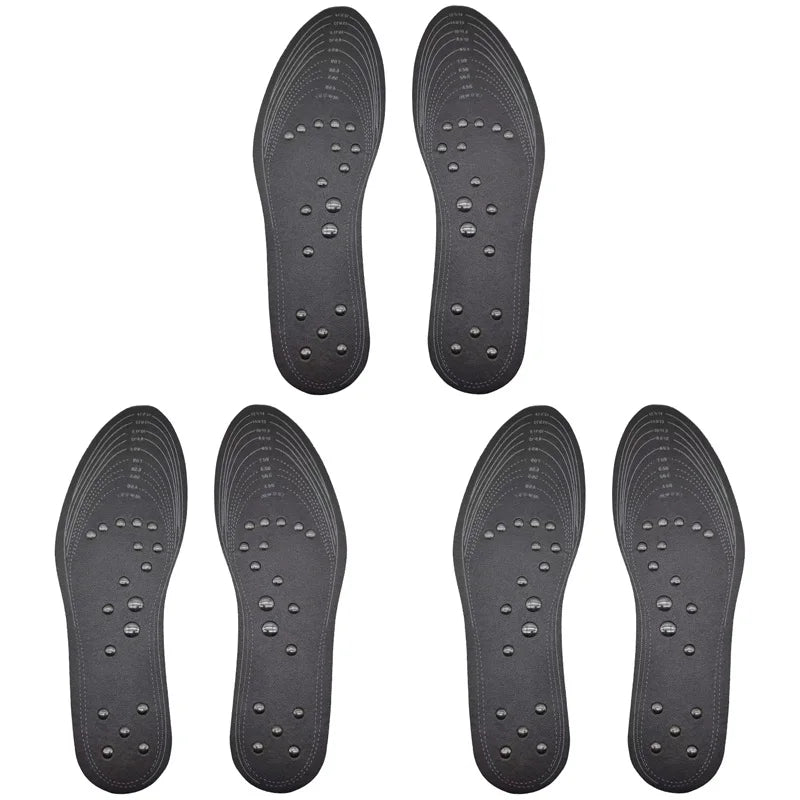 Palmilhas Magnéticas Terapêuticas COSYLEE: 18 Pontos de Massagem, Apoio de Arco e Conforto em Espuma de Memória – Relaxamento e Bem-Estar a Cada Passo