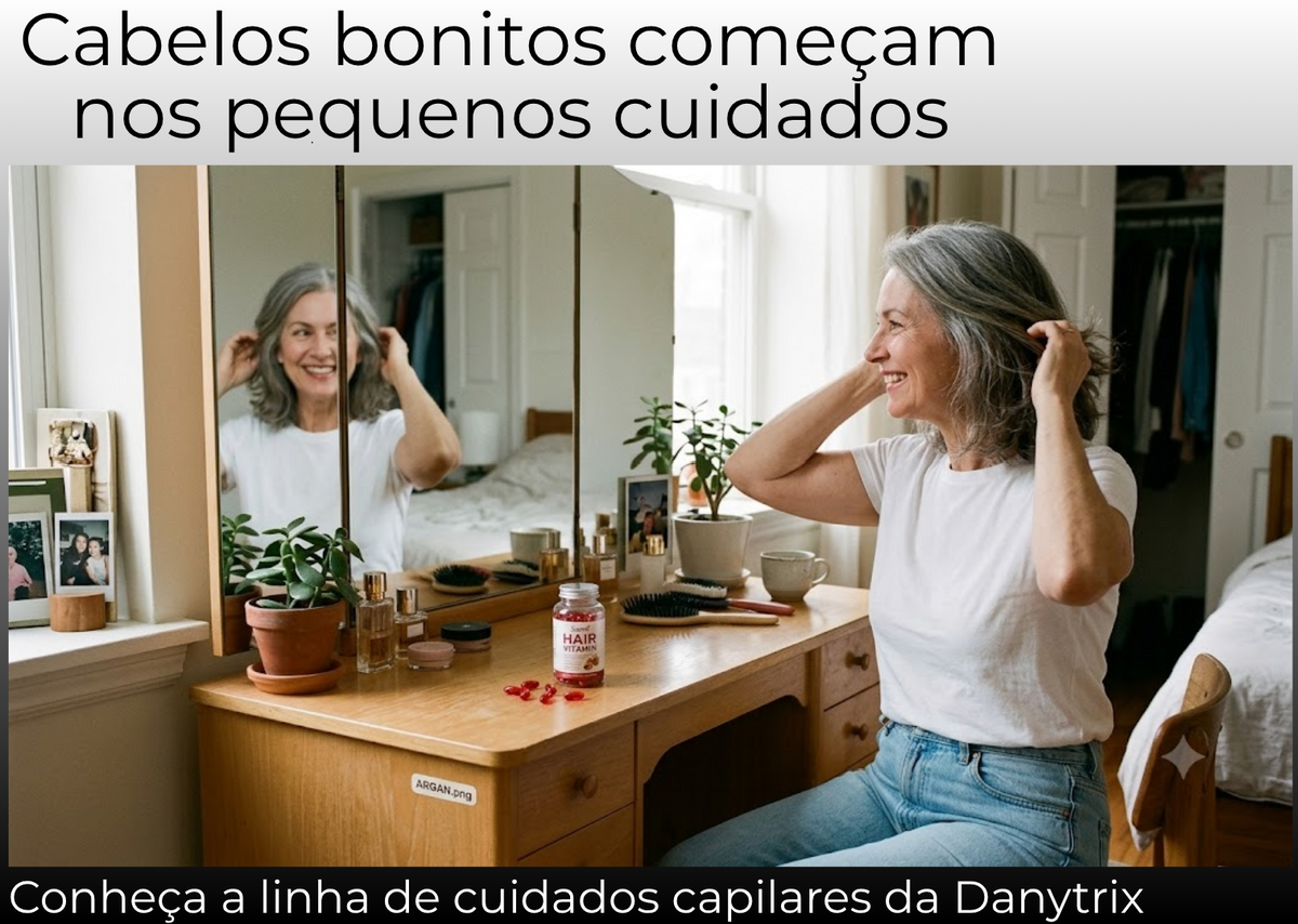 Óleo Marroquino Argan com Vitaminas | Nutrição Profunda, Brilho Radiante e Recuperação dos Fios Danificados - 40 Cápsulass