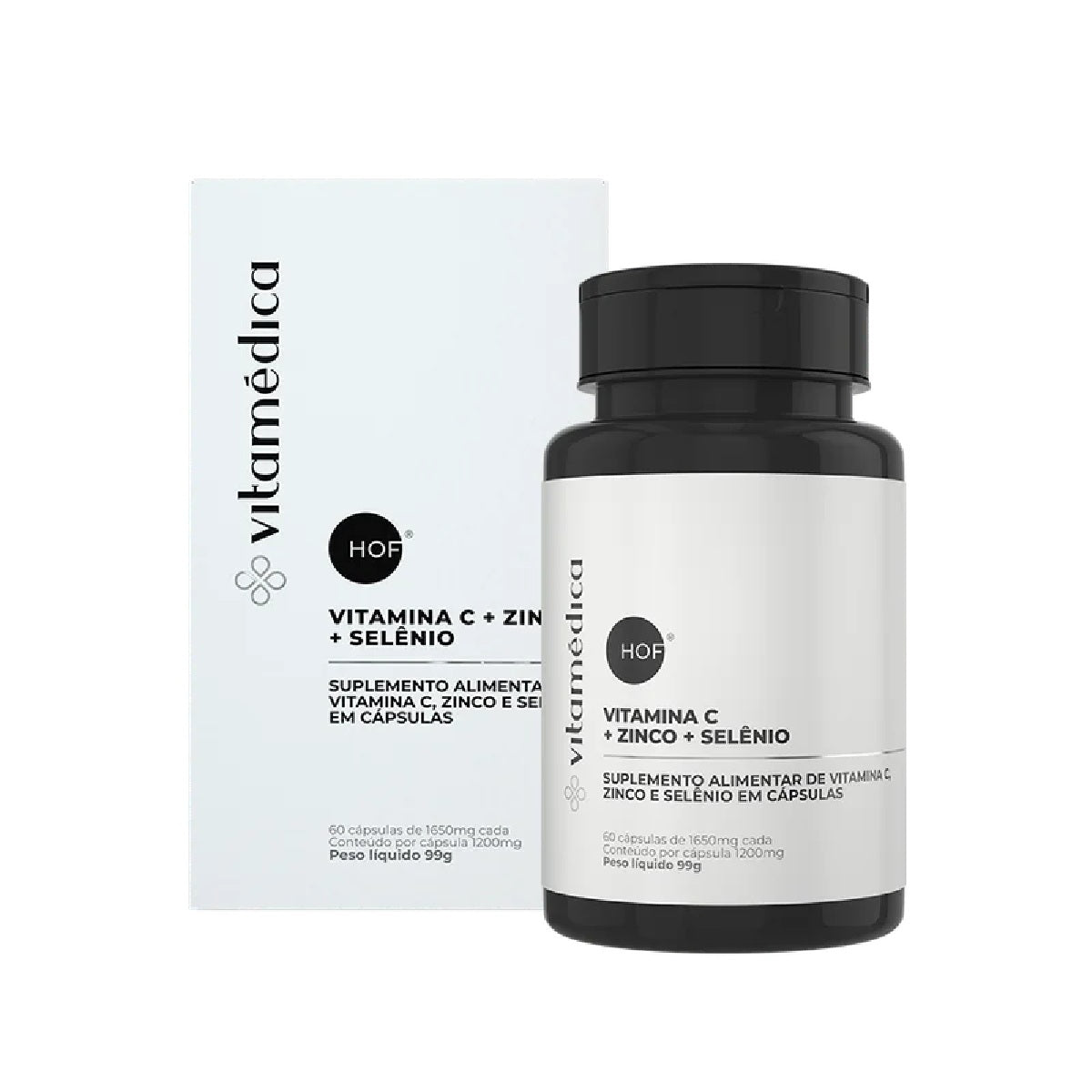 Cápsulas de Vitamina C, Zinco e Selênio – Imunidade, Colágeno e Antioxidante – 9