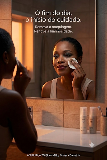 ANUA Rice 70 Glow Milky Toner 250ml – Tônico Facial Hidratante e Iluminador
Com 70% de extrato de arroz e niacinamida para uma pele hidratada, macia e naturalmente luminosa.