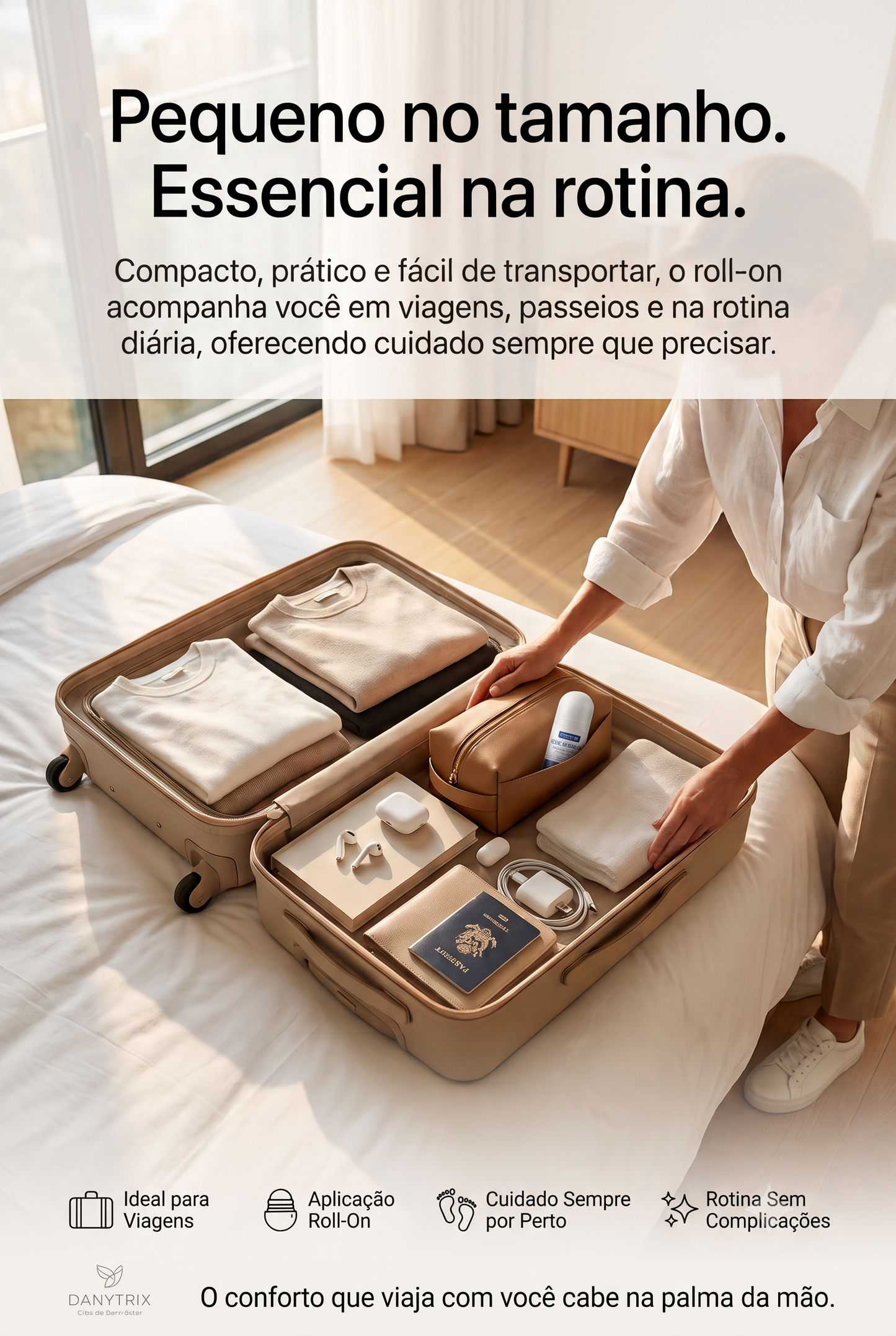 Roll-On Hidratante para Pés com 42% de Ureia e Ácido Salicílico | Hidratação Intensiva para Pés Ressecados e Ásperos